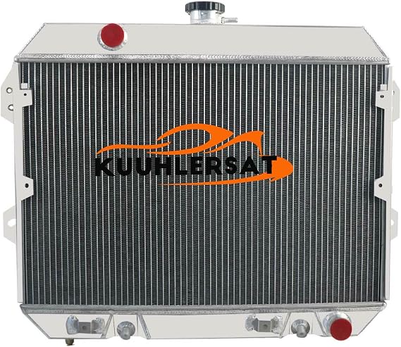 All Aluminum Radiator Compatible with 1975-1983 Nissan Datsun 280Z 280ZX 2.8L L6 AT, 4 Row Core Radiators