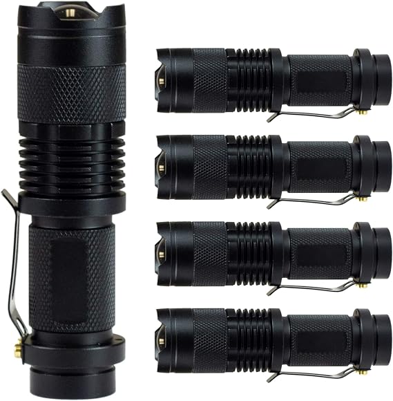 Pocket CREE Mini LED Flashlight / 5 Pack