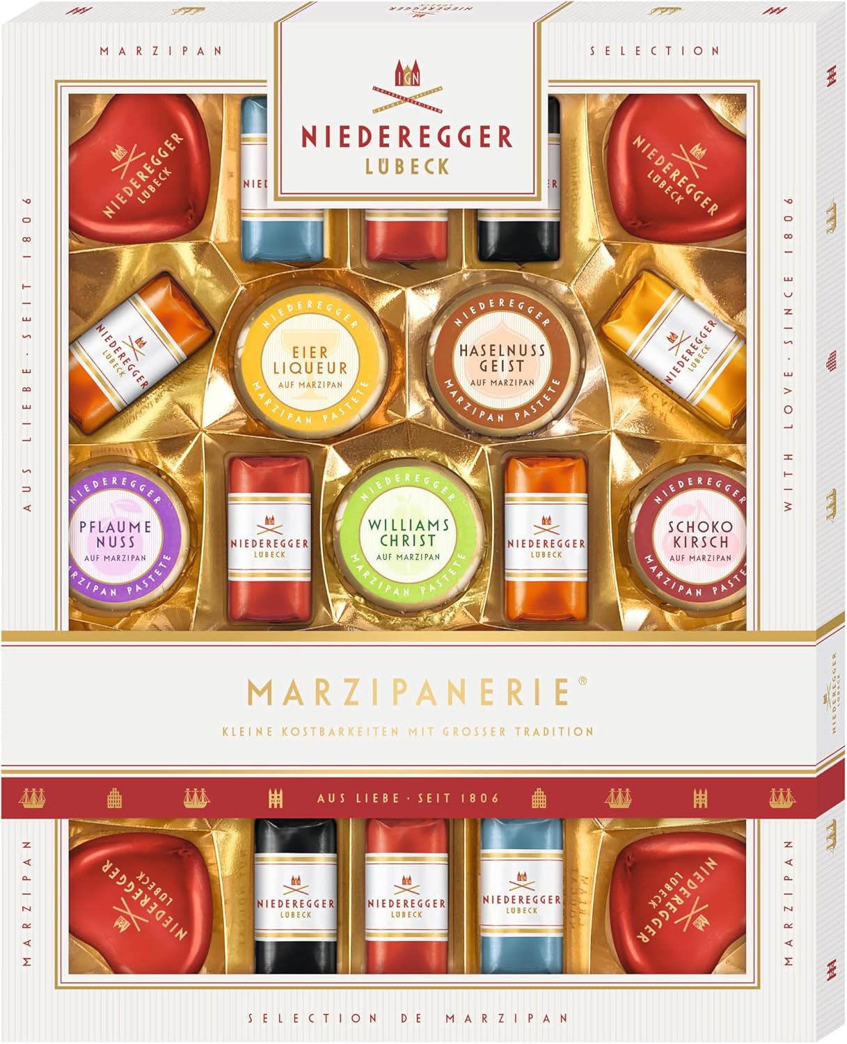 Niederegger - Marzipanerie - a selection of assorted marzipan treats 298g