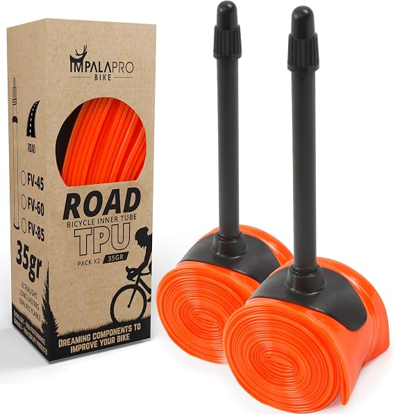 IMPALAPRO Road Bike TPU Inner Tube 700c 18-32C Ultralight 35g