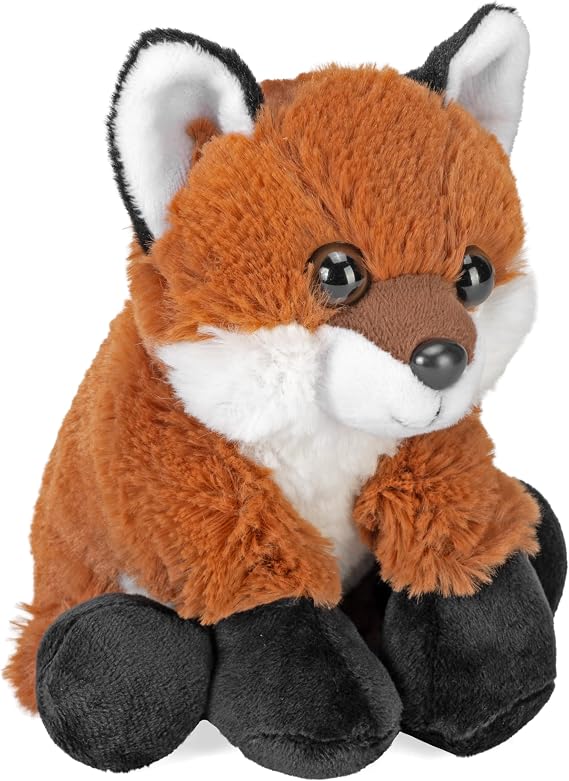 Wild Republic Hugems Mini Red Fox Stuffed Animal - 7"