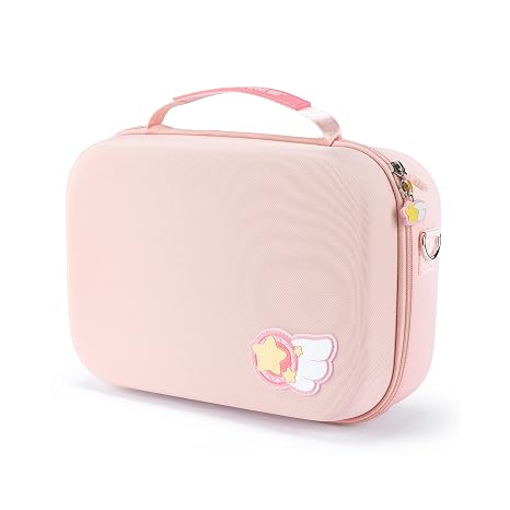 GeekShare Switch Carrying Case Large Travel Case for Switch/OLED with 16 Game-Card Slots for Switch Console, Pro Controller, Dock and Accessories - Star Wings Series