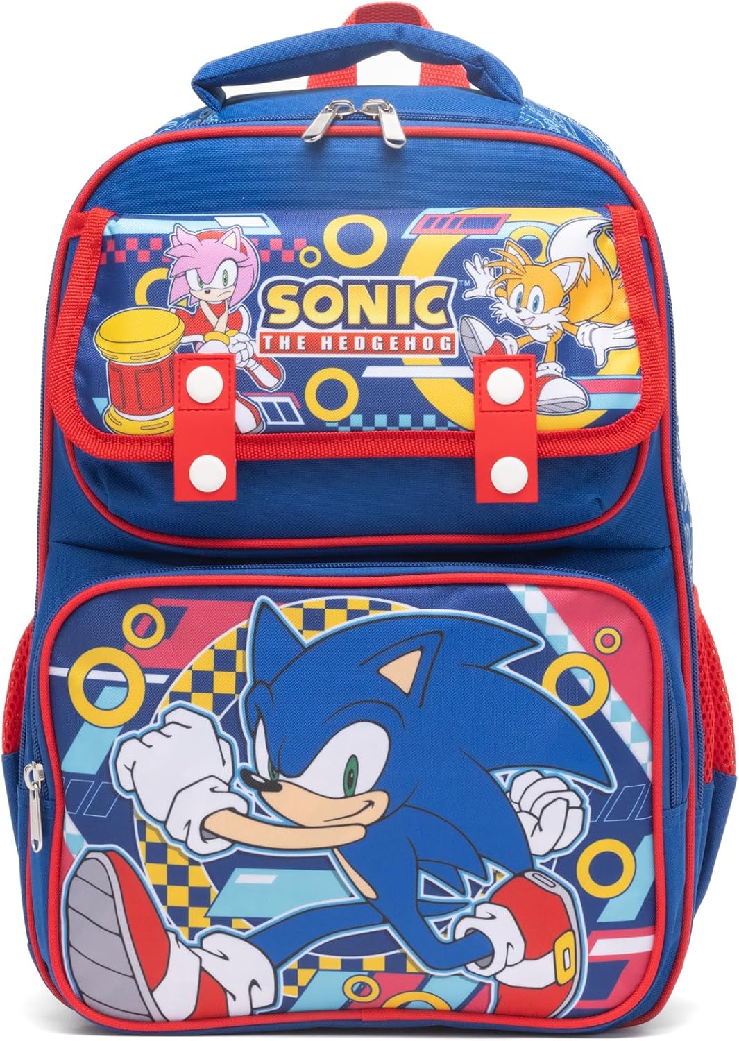 Ruz - Sonic Large School backpack with Padded Back and Adjustable Straps, Blue, A28251