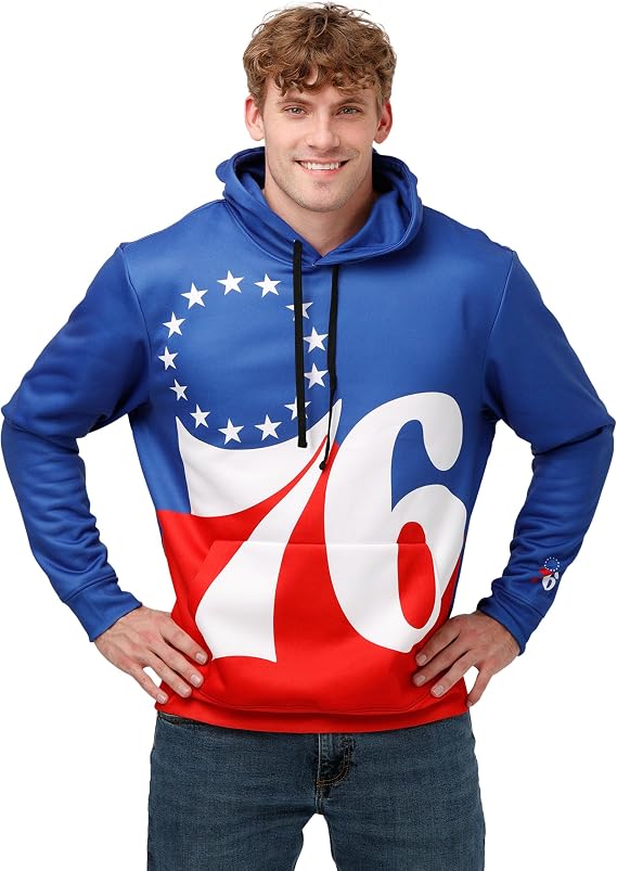 FOCO NBA mens Nba Team Logo Fashion Long Sleeve Pullover Hoodie
