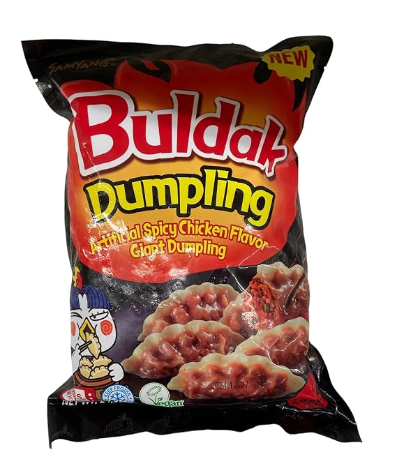 Buldak Dumplings: A Fiery and Flavorful Korean Culinary Adventure 21.16 Oz (pack of 1)