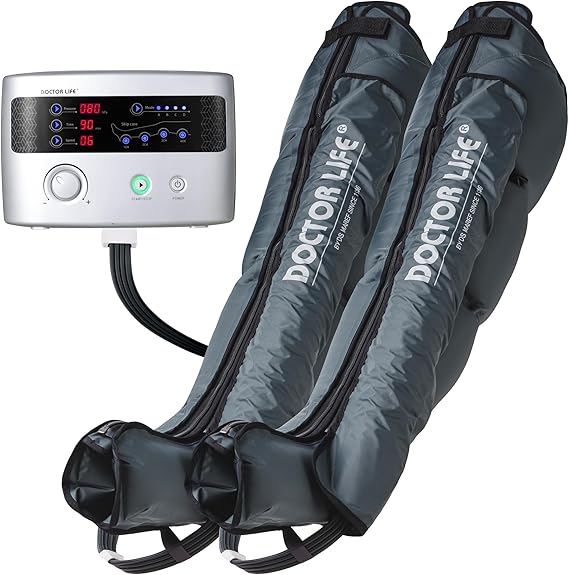 DOCTOR LIFE LX9max - Sequential Air Compression Recovery System : Device + Legs (L)