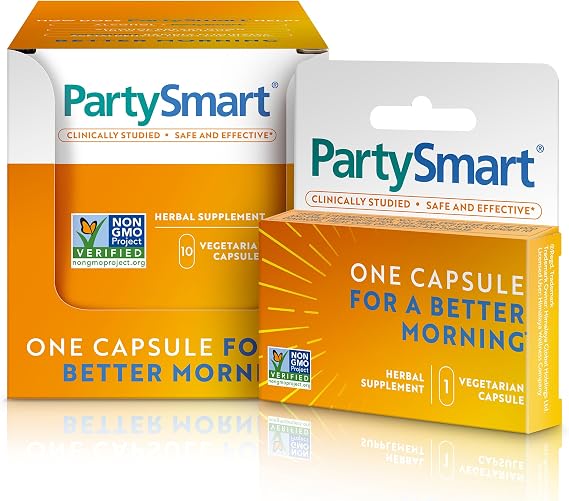 Himalaya PartySmart Liver Support, Better Morning After Drinking,10 Capsule