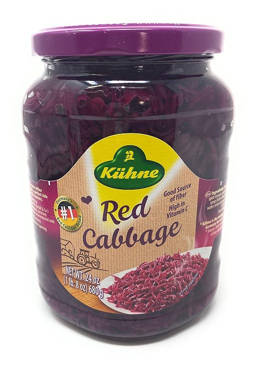 Kuhne, Red Cabbage 24oz, Product of Germany