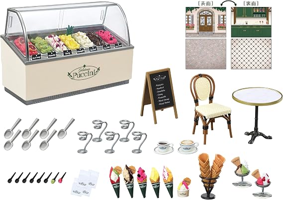 Re-ment-Petit Sample-Gelateria Puccini-Figure