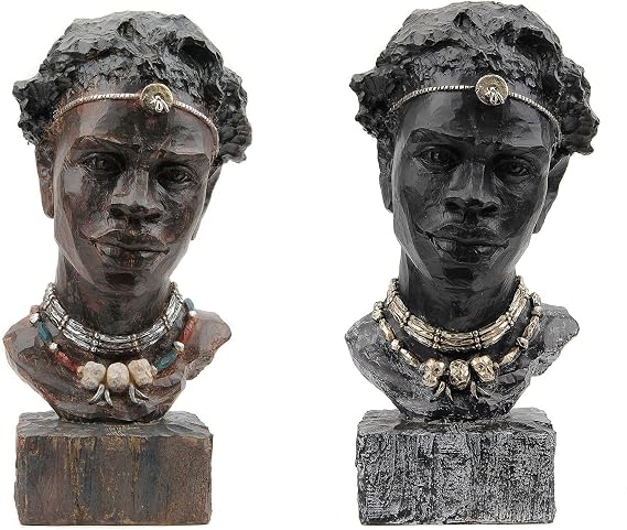 Leekung African Men Statues & African Men Statues Bundle