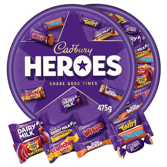 Cadbury Heroes Assorted Chocolate Tub 475g