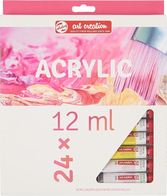 Talens Art Creation – Akrilik boya seti – 24 tüpler her biri 12 ml