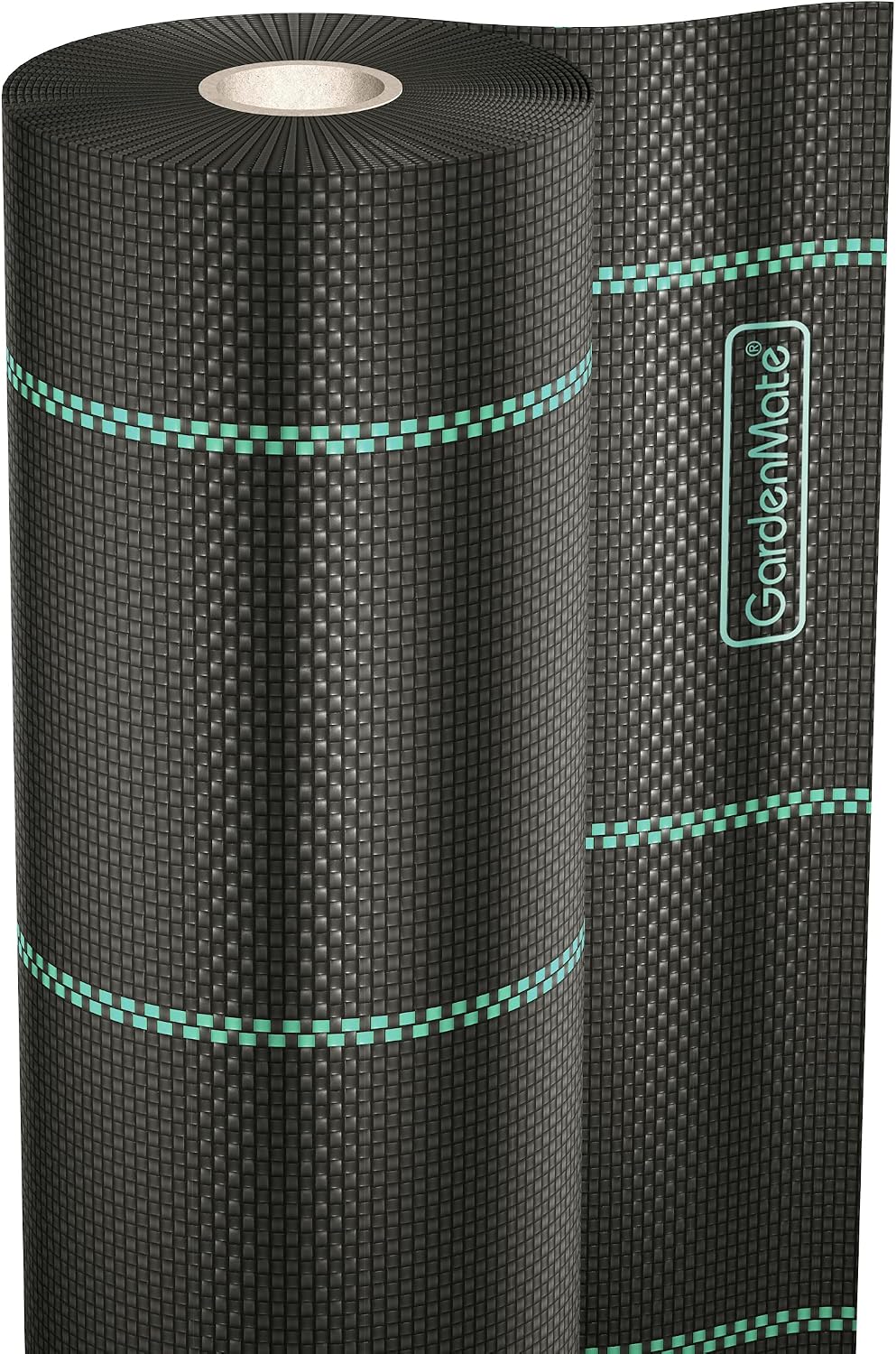 GardenMate 1m x 50m roll woven weed control fabric - UV stabilised 100gsm landscape ground cover membrane