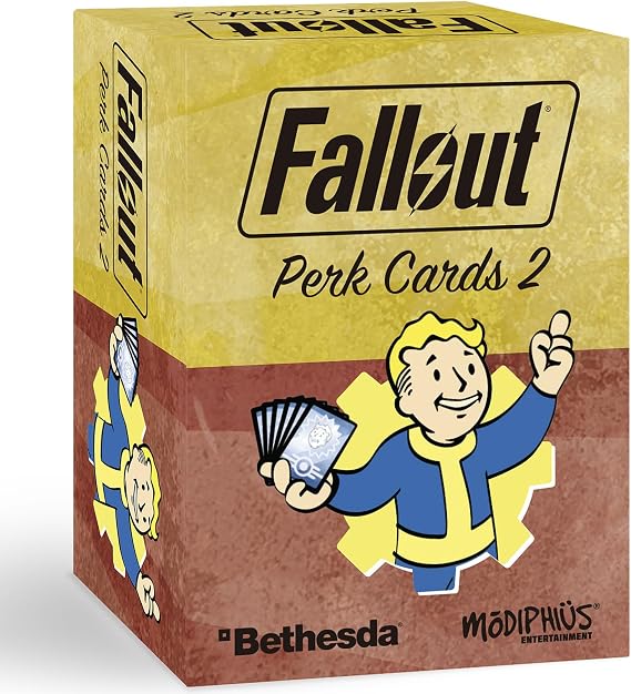 Fallout: The Roleplaying Game - Perk Deck 2 - 155 Cards, RPG Expansion Pack, Customize Your Build, Create an Original Character & Enhance Skills