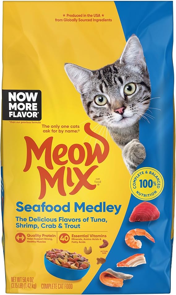 Seafood Medley Dry Cat Food