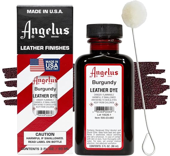 Angelus Leather Dye Burgundy