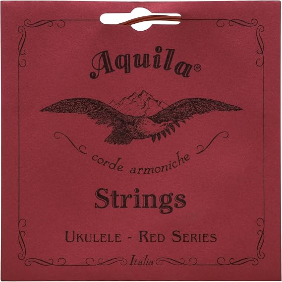 Aquila Red Series AQ-71 Concert Ukulele String Low G 4th String Bright Tone, Comfortable Play, Stable Tuning