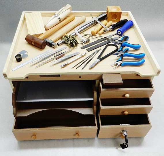 Jewelry Making Workbench & Tools Set of 30 - Bench and Basics to Make Jewelry