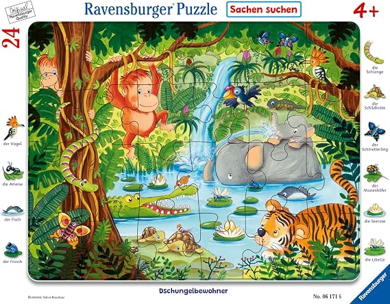 Ravensburger 24 Parça Çerçeveli Puzzle Jungle