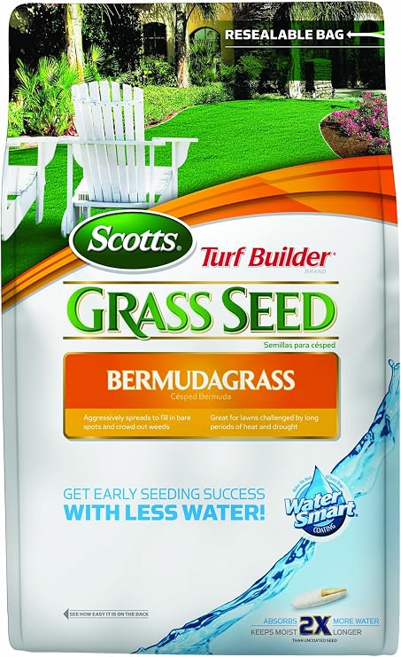 Scotts 18250 Turf Builder Bermuda Grass Seed Mix Bag, 1-Pound