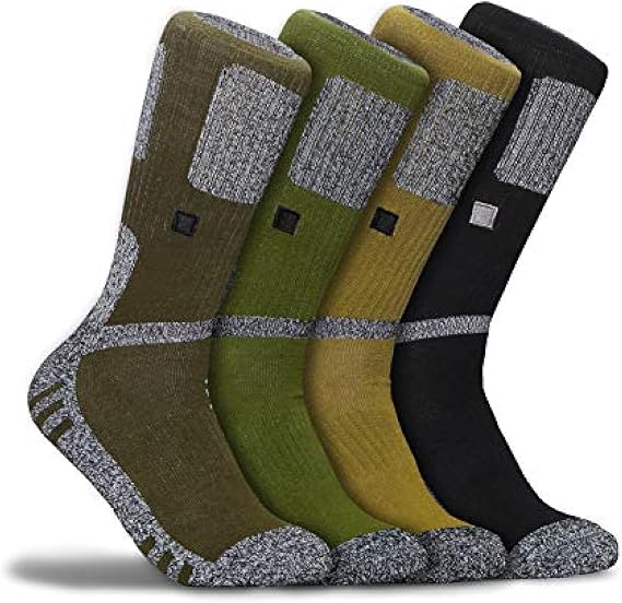 WSX Outdoor & Sports Socks | Lightweight, Medium Compression with Arch Support and Moisture-Wicking | Socks for Men & Women
