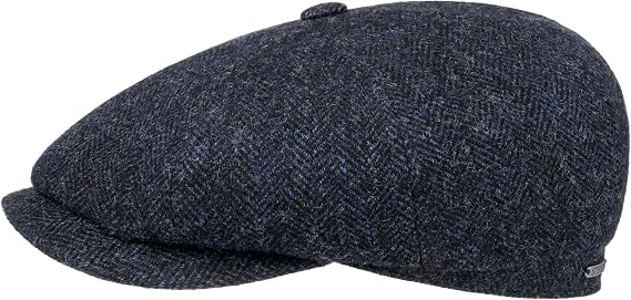 Stetson Hatteras Classic Wool Flat Cap Men -