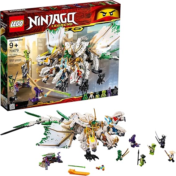 LEGO NINJAGO Legacy The Ultra Dragon 70679 Building Kit (951 Pieces)