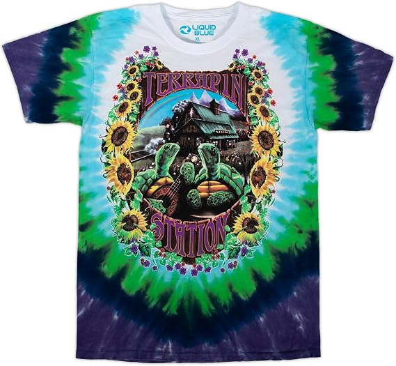 Liquid Blue Men's Grateful Dead Terrapin Station T-Shirt