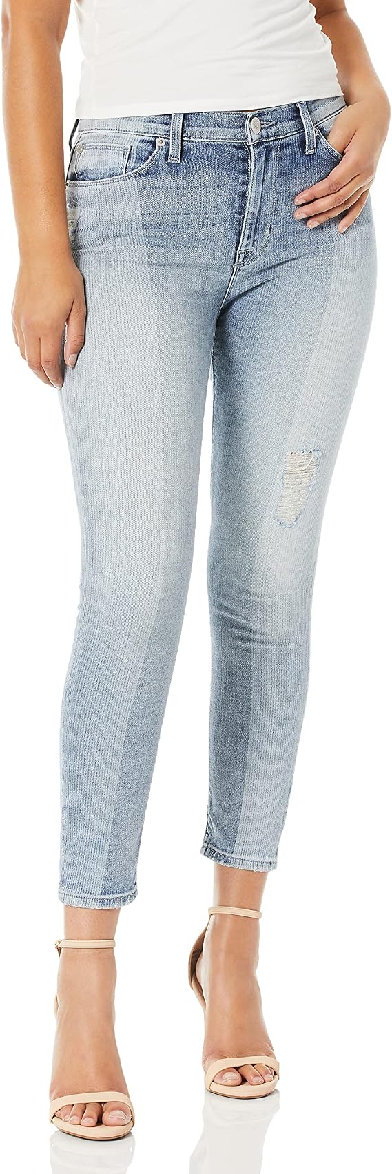 HUDSON Women's Barbara High Rise, Super Skinny Ankle Jean