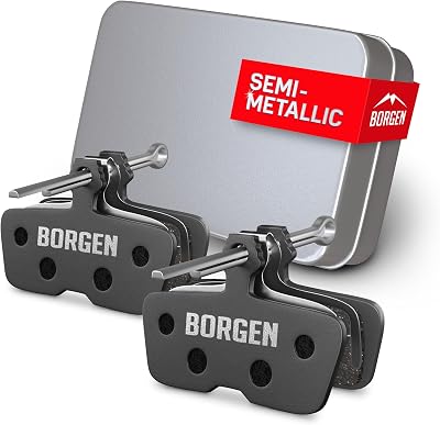 Borgen 2 Pairs Bike Brake Pads, Bicycle Brake Pads Compatible with AVID SRAM Bicycle Brakes Pads Suitable for Code 2011-2014, Code R