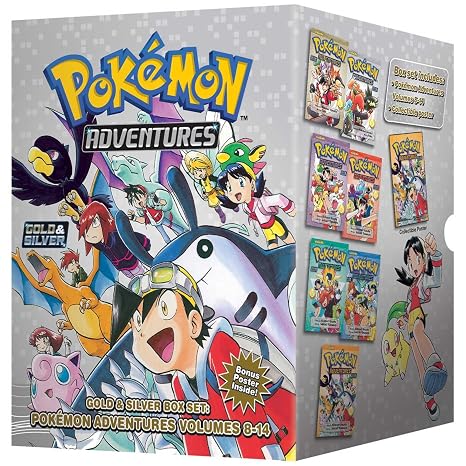 Pokemon Adventures Gold & Silver Box Set (Set Includes Vols. 8-14) (Pokemon Manga Box Sets)