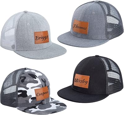 Custom Toddler Hat, Personalized Kid Baseball Caps Adjustable Truck Hat for Baby Boy