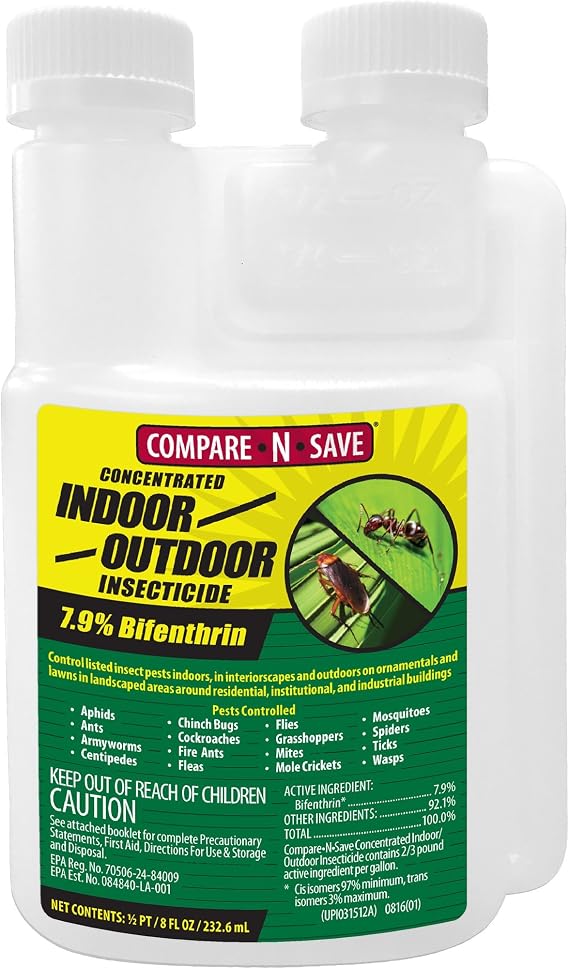 Compare-N-Save 7.9% Bifenthrin Concentrate for Insect Control, 8-ounce
