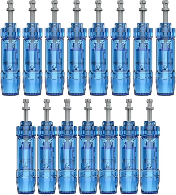 15Pcs Nano-S Pin Microneedling Pen Replacement Cartridges for Dr.pen A11 A9 A8S M8S Model, Authentic Disposable Replacement Cartridges Beauty Skin Care Accessories