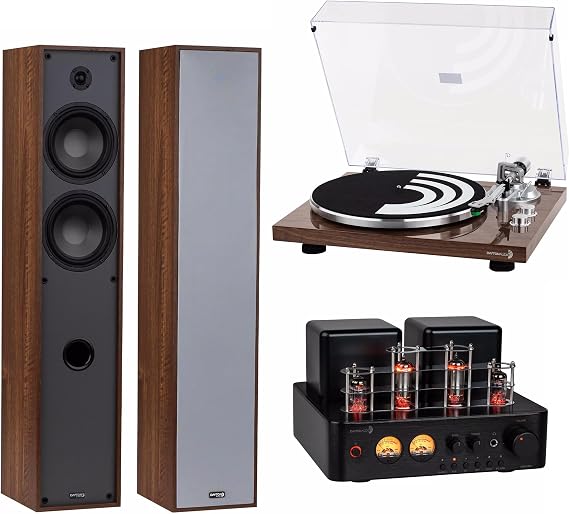 Dayton Audio Hi-Fi Floorstanding Stereo System - Wood
