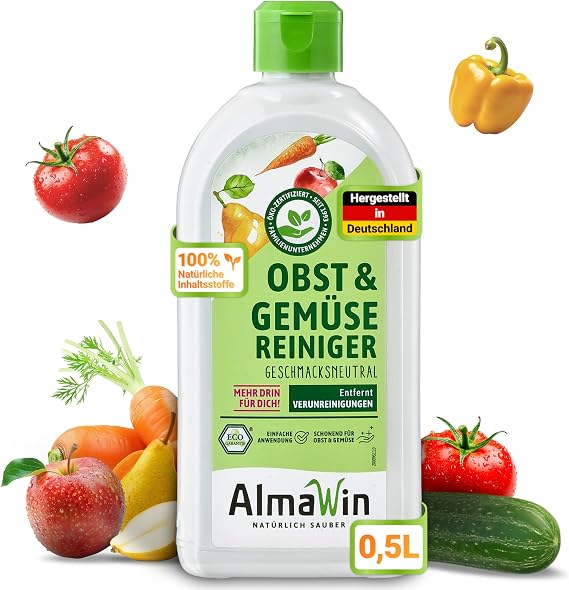 Liquid for washing fruit and vegetables Eco 500 ml – Almawin.