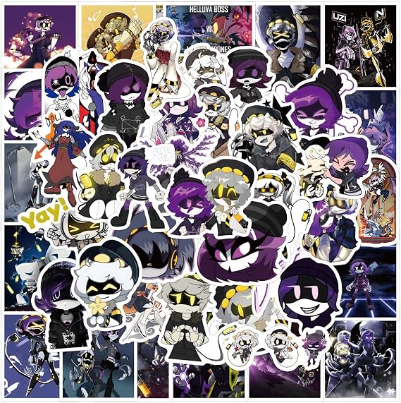110Pcs Murder Drones Stickers, Vinyl Waterproof Anime Murder Drones Stickers for Kids Teen Crafts Laptop Bottles Envelopes Gifts Tags Snowboard