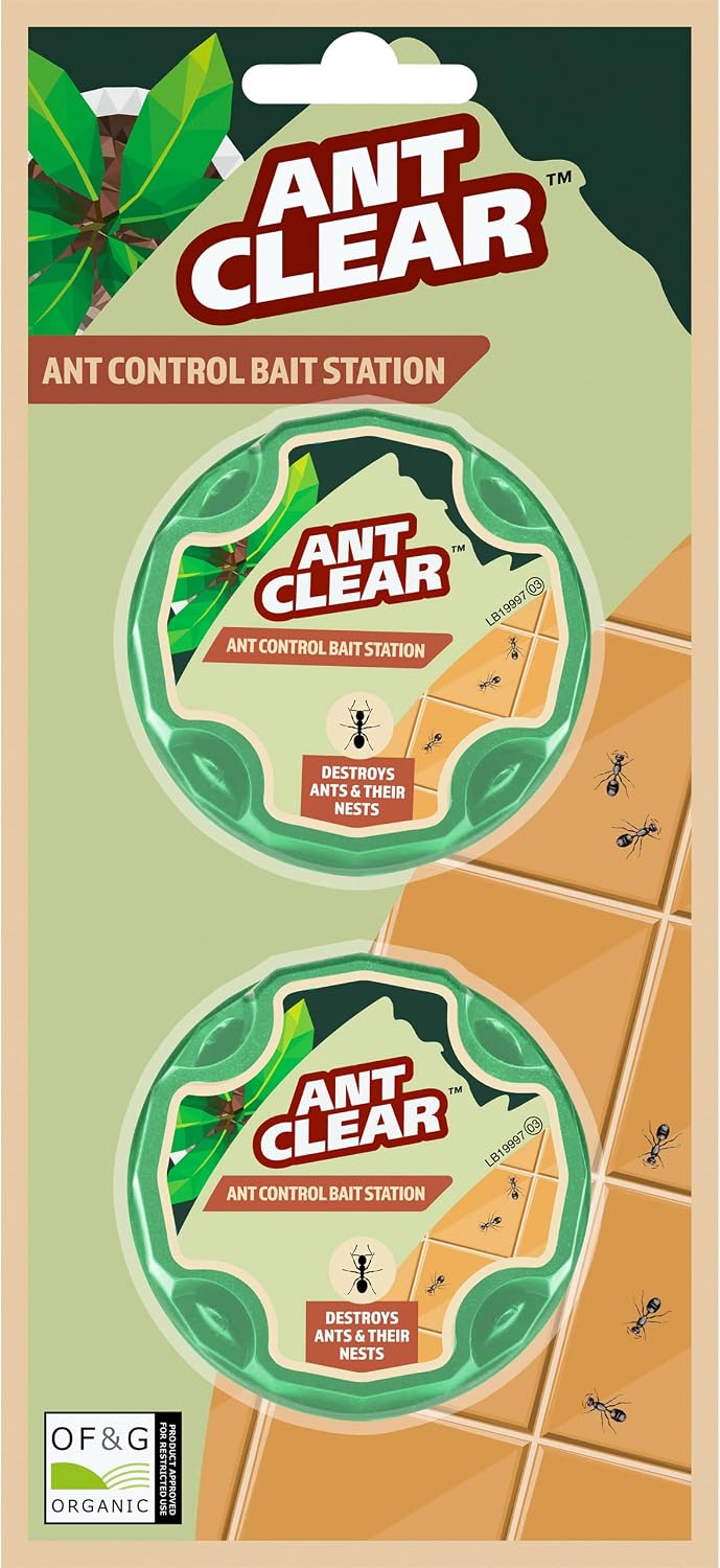 Clear Ant Bait Station, 2-Pack, Box