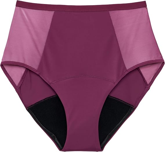 THINX Period Underwear, Hi-Waist Comfort-Stretch Panties, Absorbent Menstrual Underwear Holds Up to 12 Tampons* All-Day
