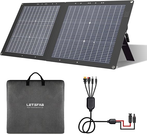 110W Portable Solar Panels Bifacial,Foldable