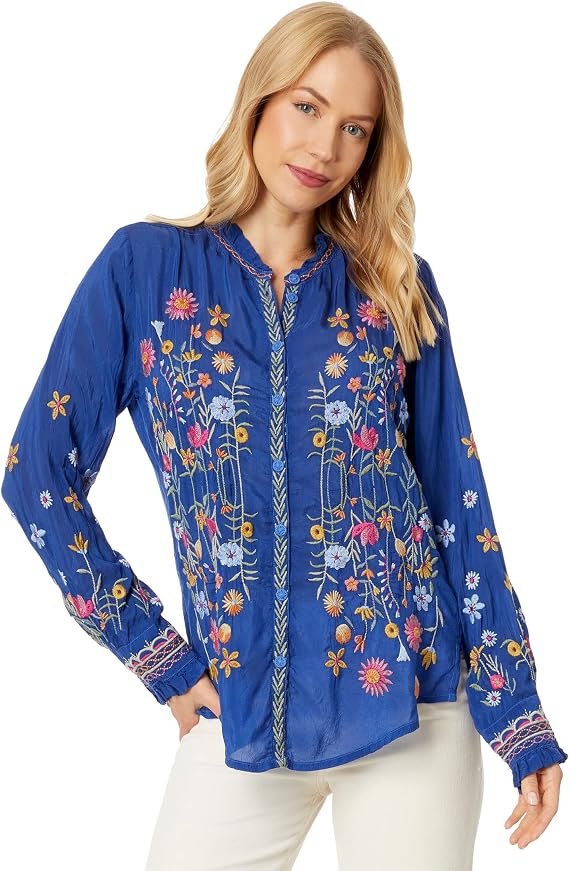 Johnny Was Iolanda Blouse Surf The Web SM