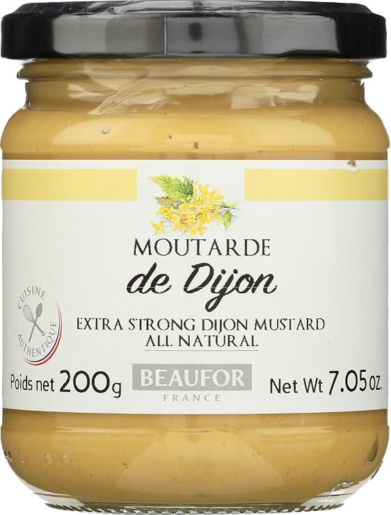 BEAUFOR Extra Strong Dijon Mustard, 7.05 OZ
