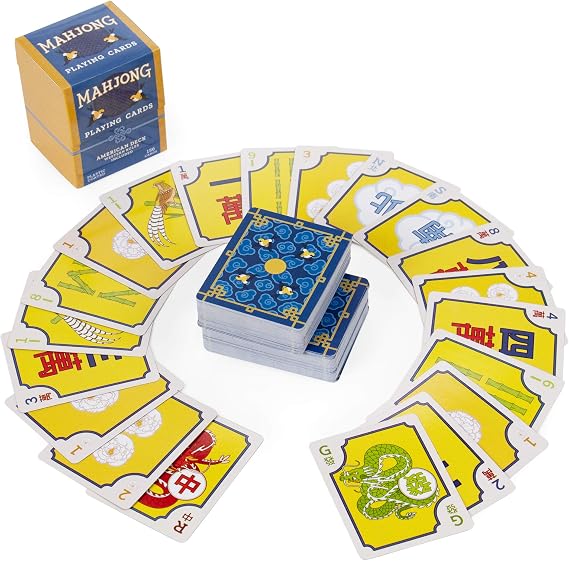 American Mahjong Card Game | Classic Chinese Tile Game in Playing Card Form | 156-Card Deck for Chinese and Western Game Play