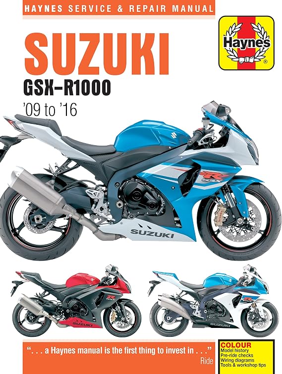 Suzuki GSX-R1000 (09 - 16) Haynes Repair Manual (Paperback)