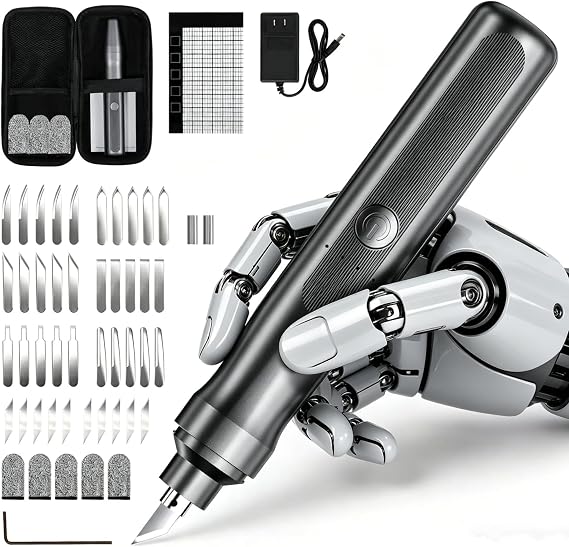 Ultrasonic Cutter Knife, model carving knife, 40kHz vibration frequency & 40W power, suitable for precise carving, cutting 3D printing models, plastic, resin, DIY crafts