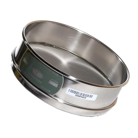 ADVANTECH - 100SS8F Advantech Stainless Steel Test Sieves, 8" Diameter, #100" Mesh, Full Height