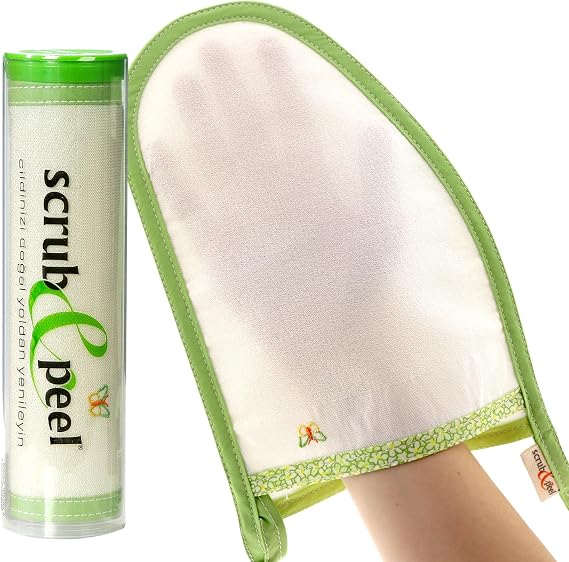 Scrub&Peel Kese, Banyo Kesesi, Hamam Kesesi, Duş Kesesi, Vücut Kesesi, Duş Lifi, Banyo Lifi, Peeling Eldiveni, Kalın Kese, 80 Faktör