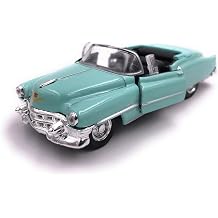 Dromader Welly model car Cadillac Eldorado convertible miniature car scale 1:39 turquoise