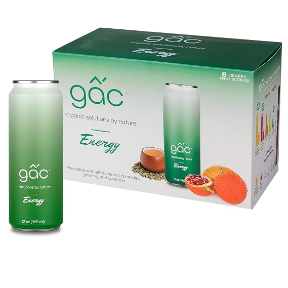 GacLife Gac Superfruit Drink, Energy, 12 Oz (8-Pack)