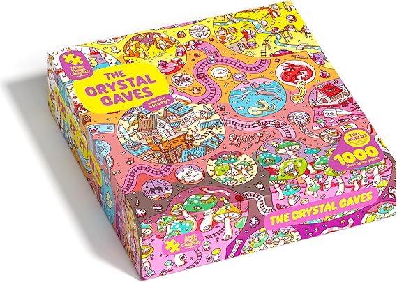 The Crystal Caves 1000-Piece Puzzle by Magic Puzzle Company Series 2